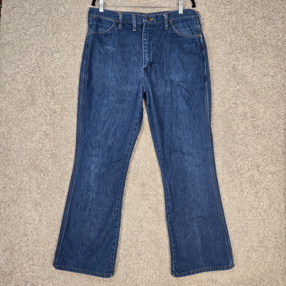 Vintage Wrangler Jeans Mens 38x30 (fit 36x30) USA Made No Fault Western